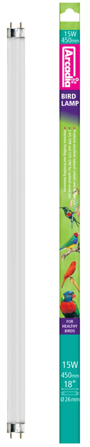 Een foto van een Arcadia – Bird Lamp T8 2,4% UVB