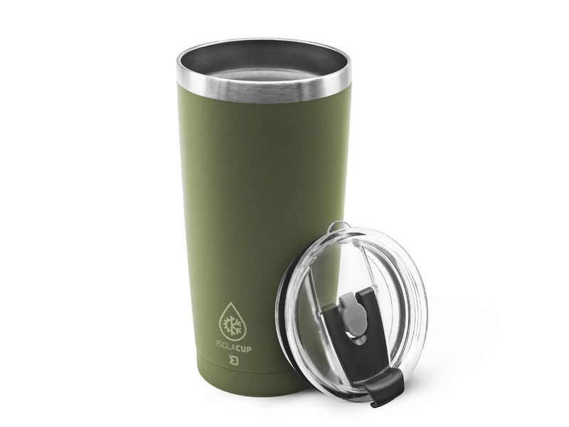 Delphin - Isolacup Thermo Mok Groen, 600ml