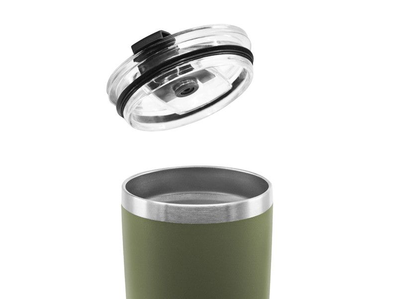 Delphin - Isolacup Thermo Mok Groen, 600ml - Afbeelding 3