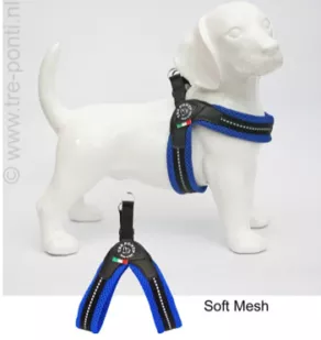 Een foto van een Tre Ponti – Mesh Fibbia Reflecterend (blauw), Maat 1