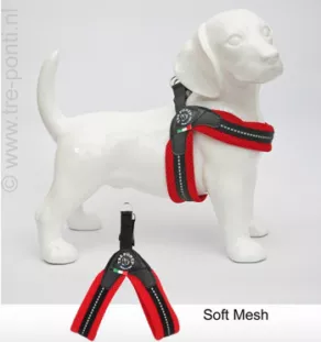 Een foto van een Tre Ponti – Mesh Fibbia Reflecterend (rood), maat 1.5