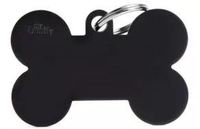 Een foto van een Myfamily – Black Xl Aluminum Bone