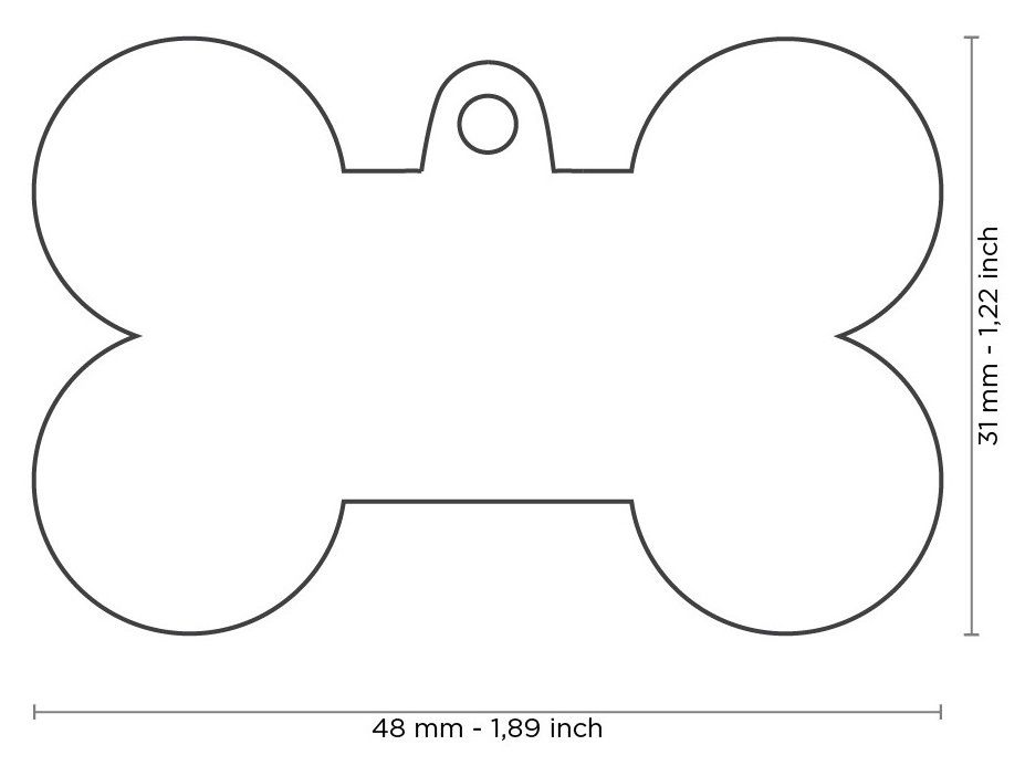 Myfamily - Red Xl Aluminum Bone - Afbeelding 3