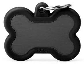 Een foto van een Myfamily – Aluminium Black Bone With Black Rubber