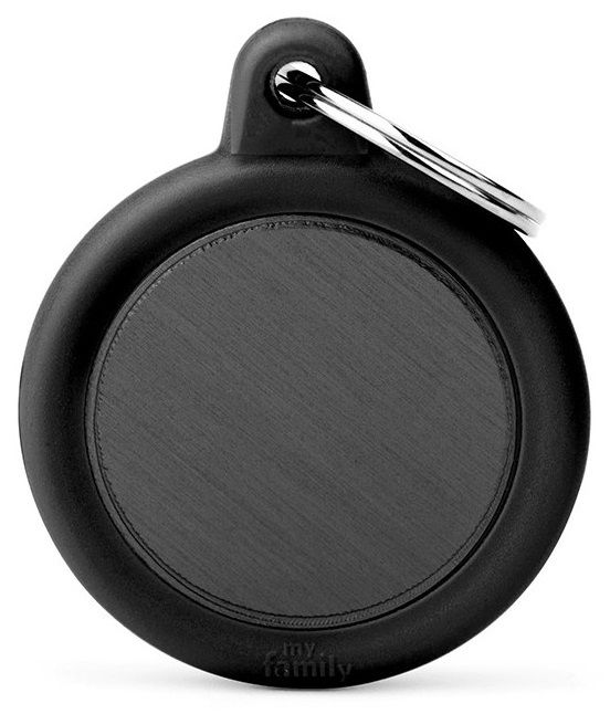 Myfamily - Aluminium Black Circle With Black Rubber
