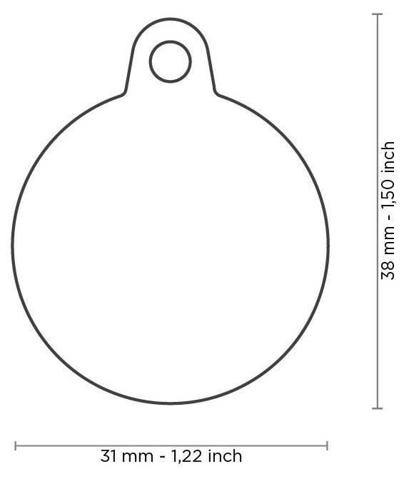 Myfamily - Aluminium Black Circle With Black Rubber - Afbeelding 2