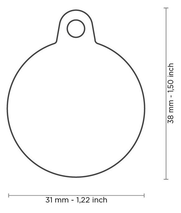Myfamily - Aluminium Red Circle With Red Rubber - Afbeelding 2