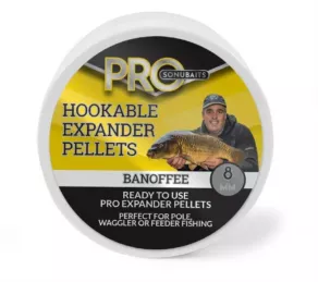Een foto van een Sonubaits – Hookable Expander Pellets Banoffee