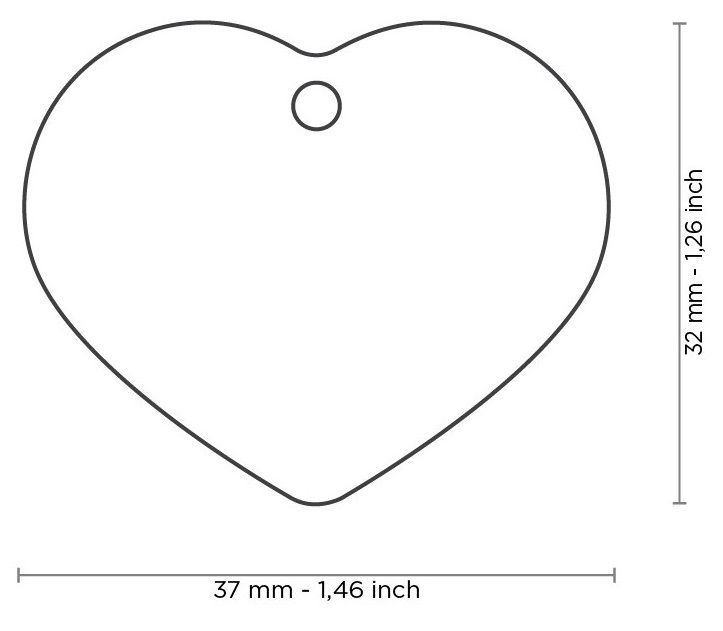 Myfamily - Big Heart Aluminum Blue - Afbeelding 3