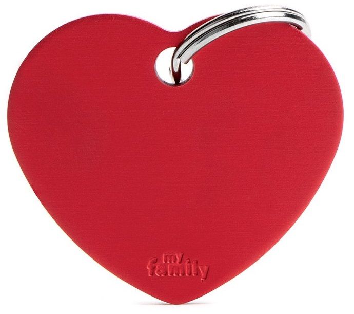 Myfamily - Big Heart Aluminum Red