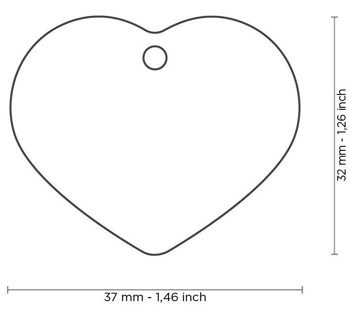 Myfamily - Big Heart Aluminum Red - Afbeelding 3