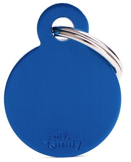 Myfamily Small Round Aluminum Blue