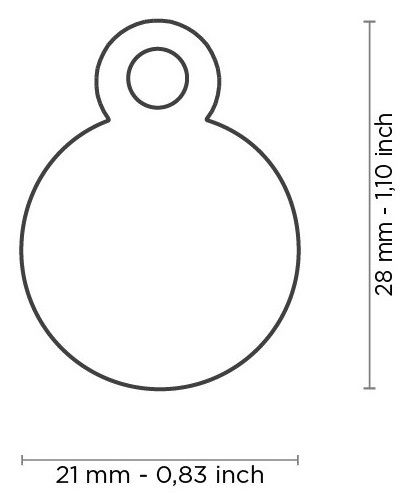 Myfamily - Small Round Aluminum Grey - Afbeelding 3
