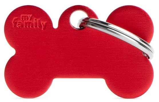 Myfamily - Small Bone Aluminum Red