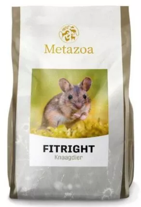 Een foto van een Metazoa – Fitright Knaagdierkorrel 12mm, 25kg