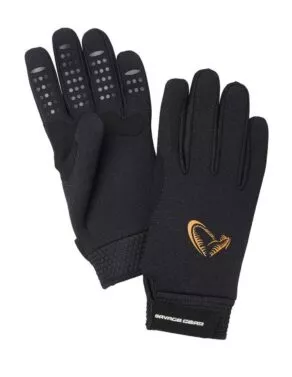 Een foto van een Savage Gear – Neoprene Stretch Glove Xl Black