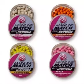 Een foto van een Mainline – Match Dumbell Wafters 8mm