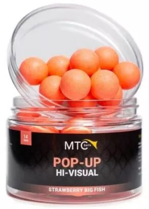 Een foto van een Mtc Baits – Pop-up High-visual Strawberry Big Fish