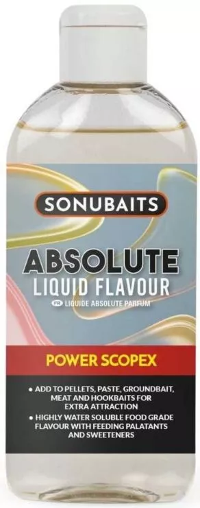Een foto van een Sonubaits – Absolute Liquid Flavour Power Scopex 200ml