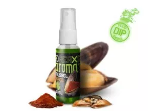 Een foto van een Delphin – Dip Spray Aromax Mussel-Spice Fluo Green 30ml