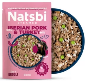 Een foto van een Natsbi – Steamed Iberian Pork & Turkey, 500gram