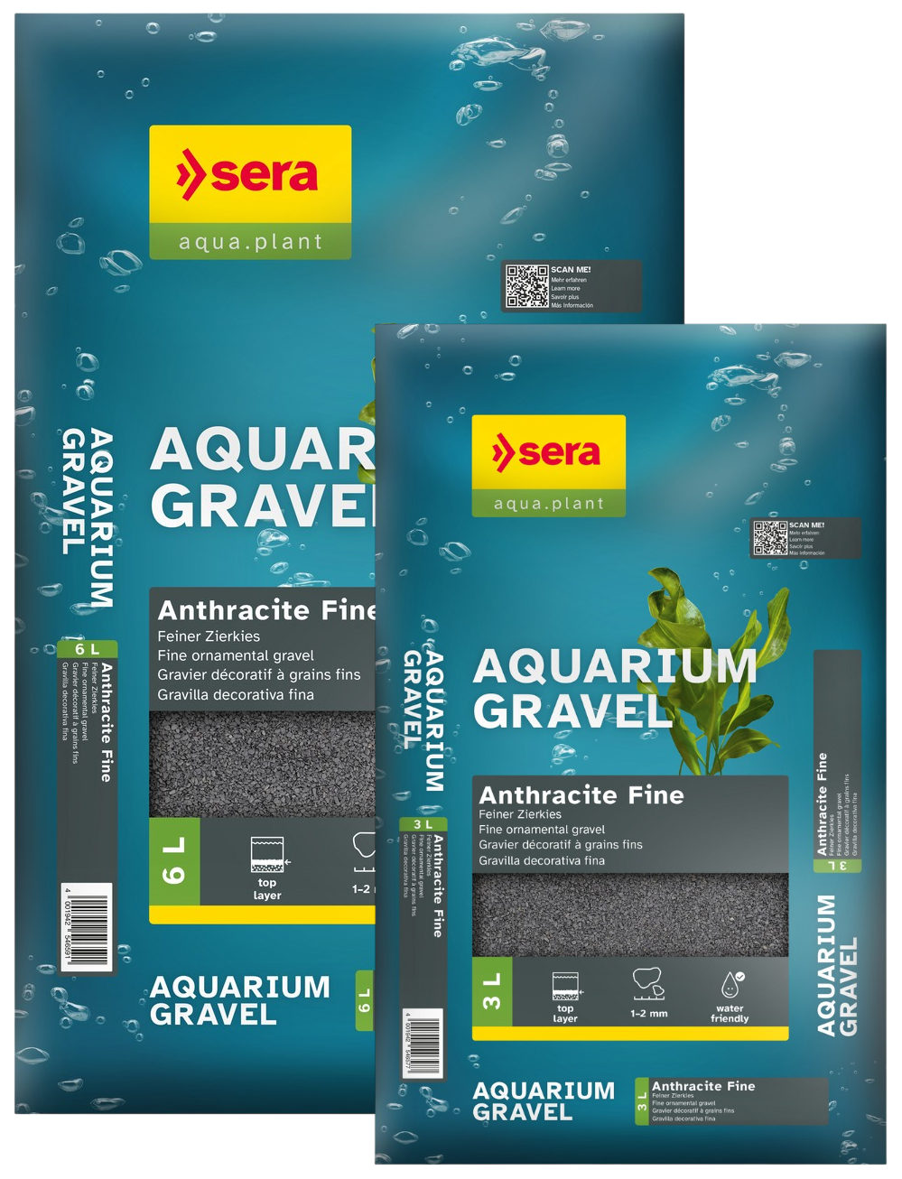 Sera - Aquarium Gravel Anthracite Fine