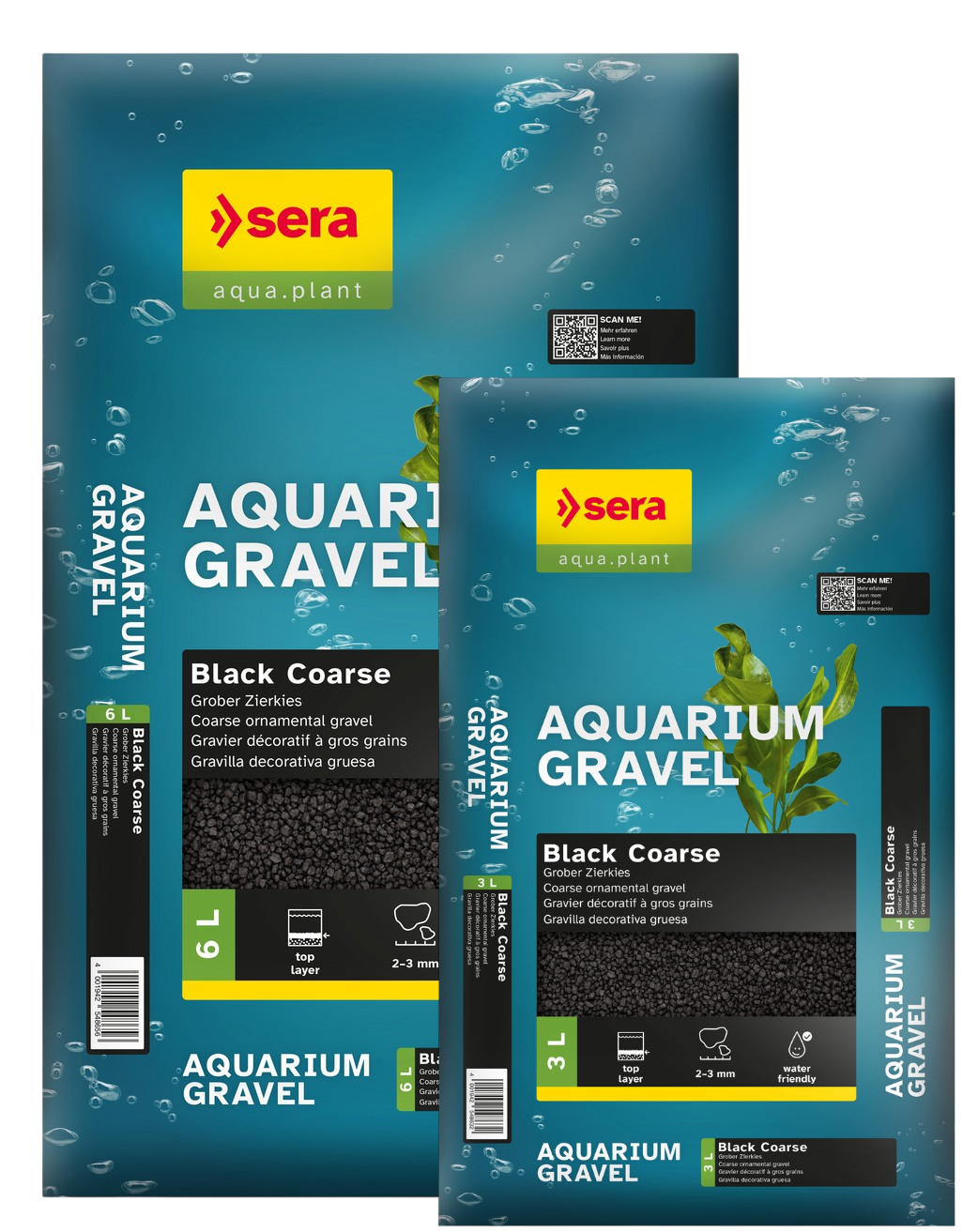 Sera Aquarium Gravel Black Coa