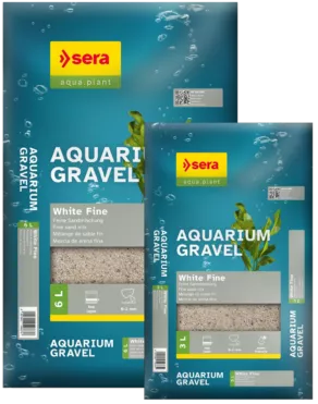 Een foto van een Sera – Aquarium Gravel White Fine