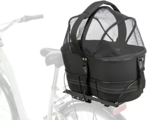 Een foto van een Trixie – Fietsmand voor Bagagedrager, Zwart