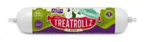 Een foto van een Akyra – Sreamed Treatrollz Rund, 80gr