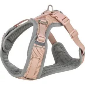 Een foto van een Trixie – Premium Flexmesh Tuig, Compacte honden, Blush