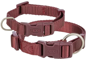 Een foto van een Trixie – Premium Halsband, Sangria