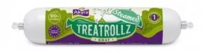 Een foto van een Akyra – Sreamed Treatrollz Geit, 80gr