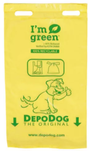 Een foto van een Depodog – Poepzakjes I’M Green, 50st.