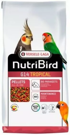 Een foto van een Nutribird – G14 Tropical Grote Parkiet