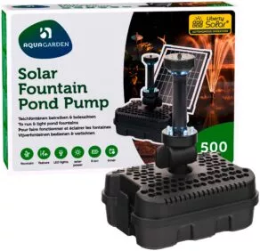 Een foto van een Blagdon Aquagarden – Solar Fountain Pond Pump (500)