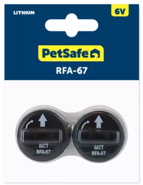 Een foto van een Petsafe – Batterij RFA-67 6Volt, 2stuks