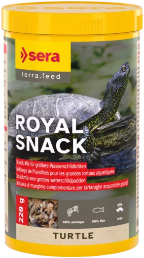 Een foto van een Sera – Turtle Royal Snack, 220gram