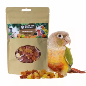 Een foto van een Back Zoo Nature – Papaya cubes